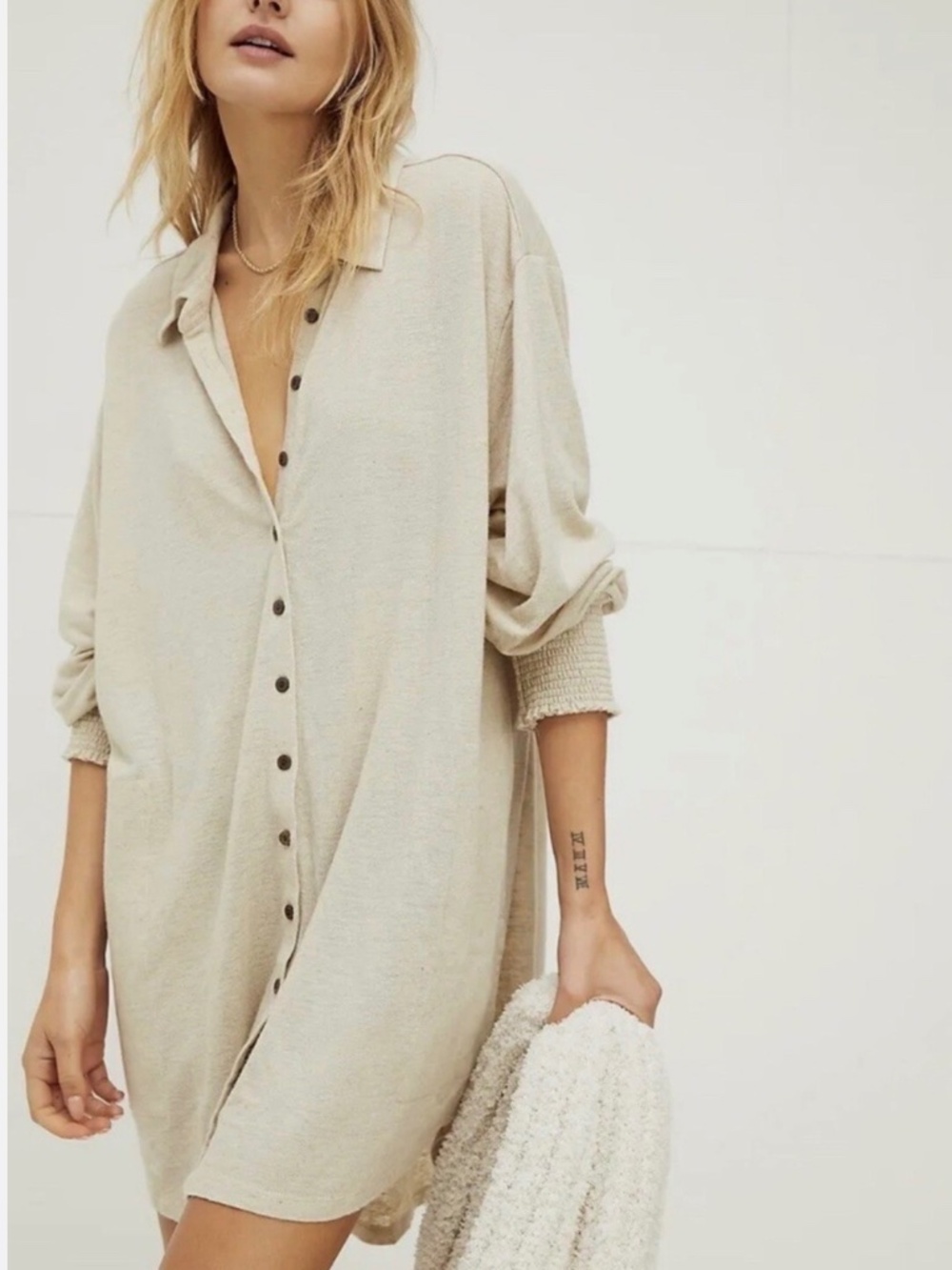 Free people beach button down